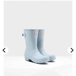 Hunter Boots Size 7.5 Grey/Blue